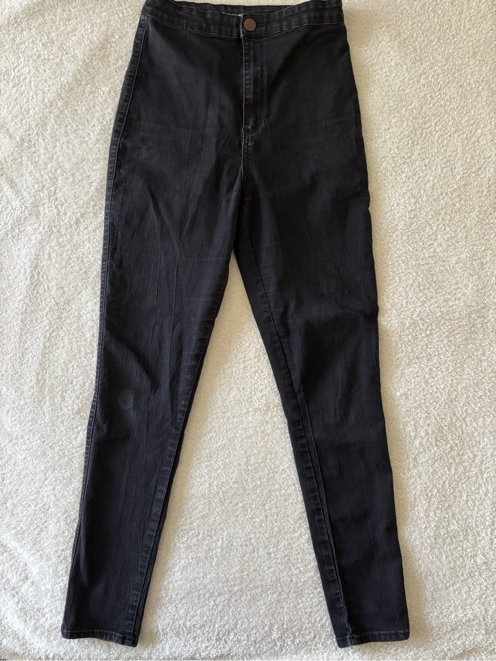 Fashion Nova High-Rise Black Skinny Jeans